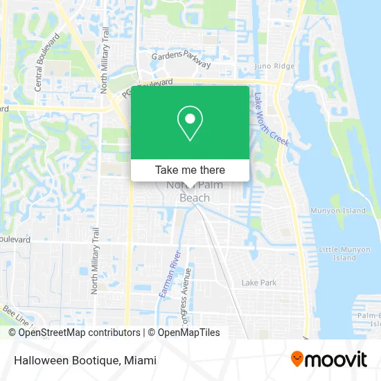 Halloween Bootique map