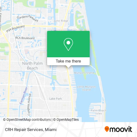 Mapa de CRH Repair Services