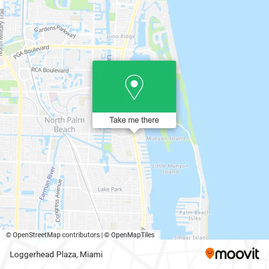 Loggerhead Plaza map