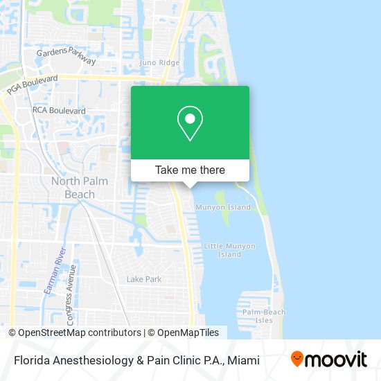 Mapa de Florida Anesthesiology & Pain Clinic P.A.