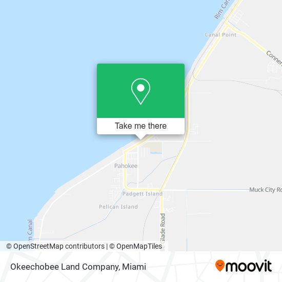 Okeechobee Land Company map