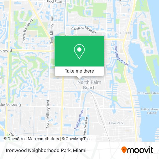 Ironwood Neighborhood Park map