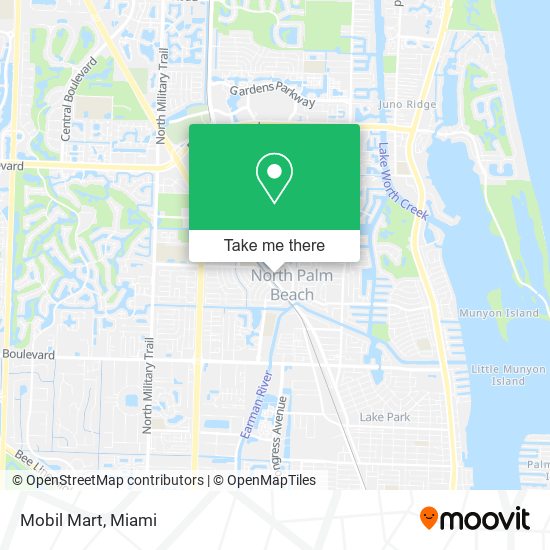 Mobil Mart map