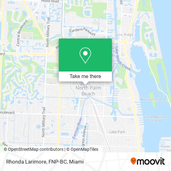 Mapa de Rhonda Larimore, FNP-BC
