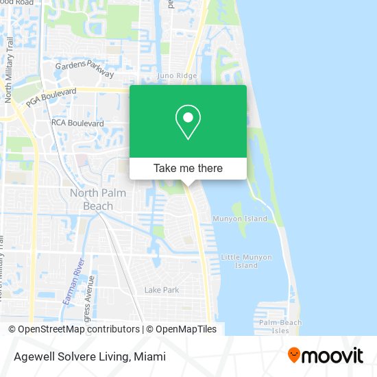 Agewell Solvere Living map
