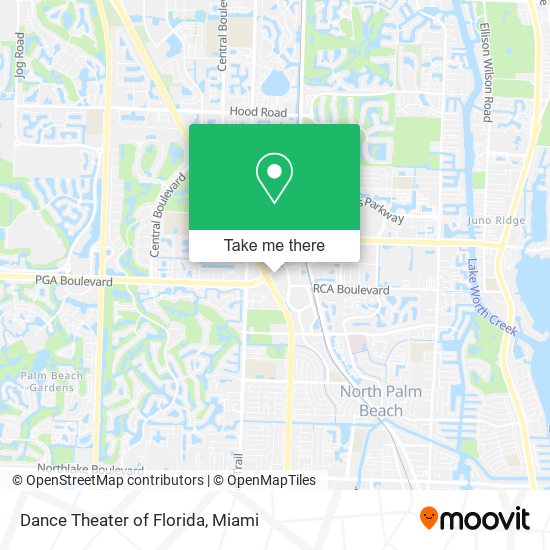 Dance Theater of Florida map