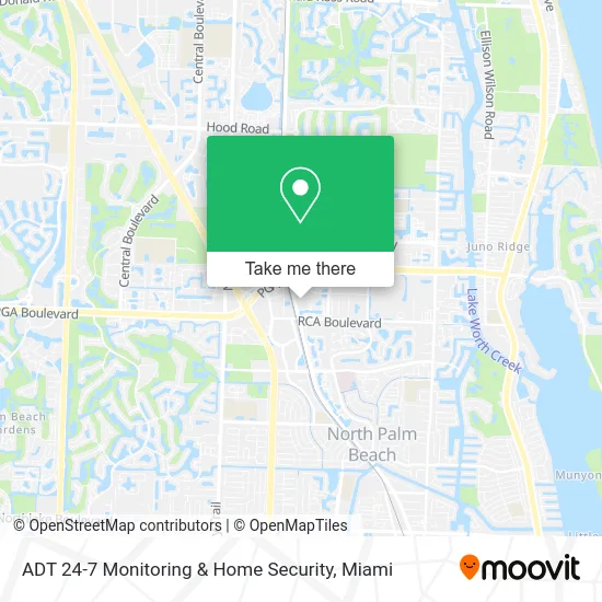 ADT 24-7 Monitoring & Home Security map