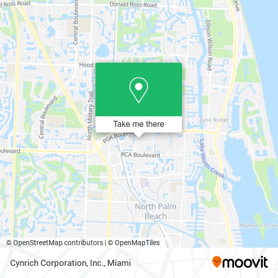 Cynrich Corporation, Inc. map