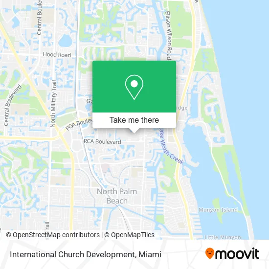 International Church Development map