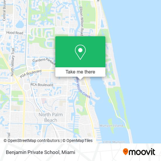 Mapa de Benjamin Private School