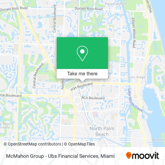 McMahon Group - Ubs Financial Services map