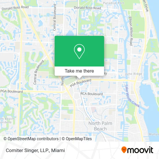 Comiter Singer, LLP. map