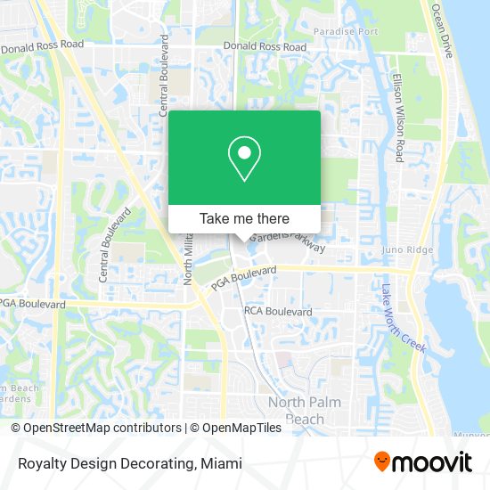 Royalty Design Decorating map