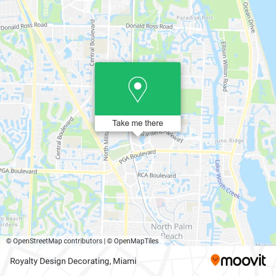 Mapa de Royalty Design Decorating