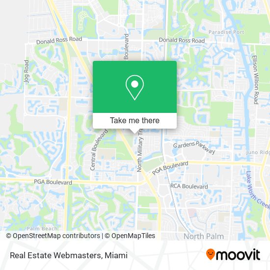 Real Estate Webmasters map