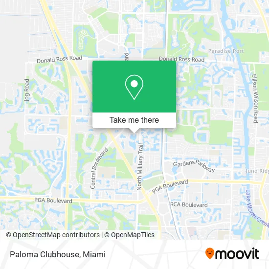 Paloma Clubhouse map