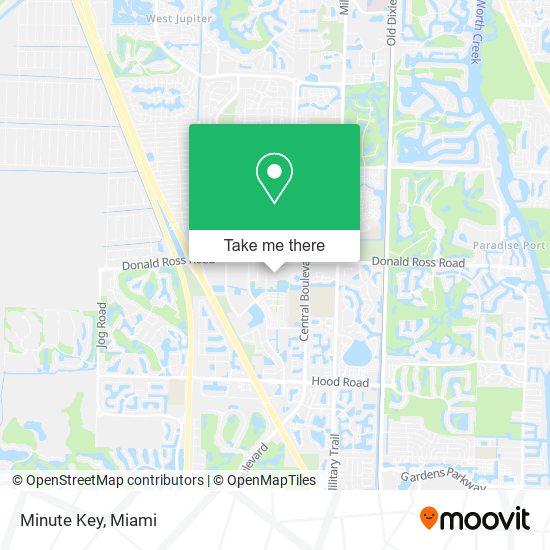 Mapa de Minute Key