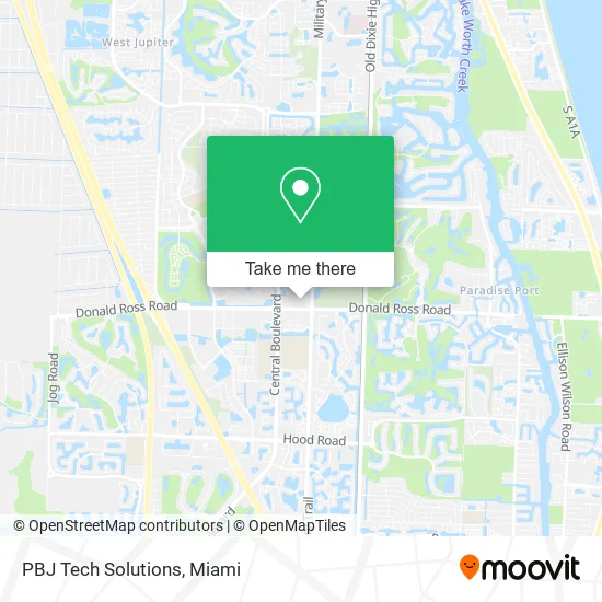 PBJ Tech Solutions map
