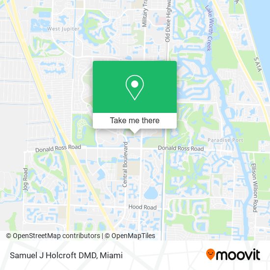 Mapa de Samuel J Holcroft DMD