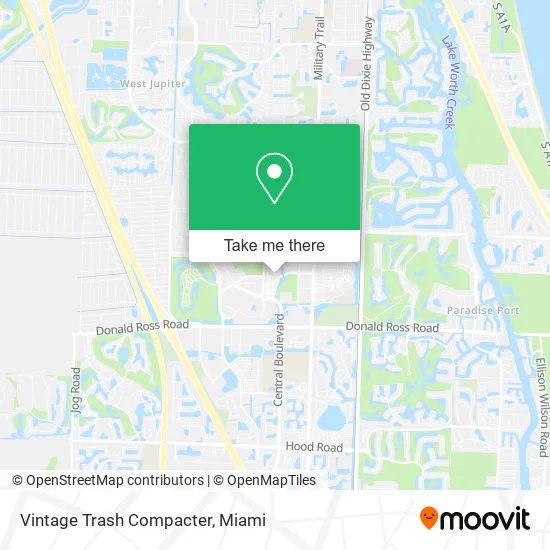 Vintage Trash Compacter map