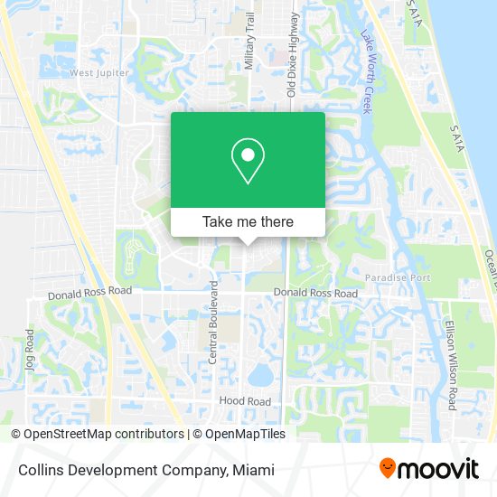 Collins Development Company map