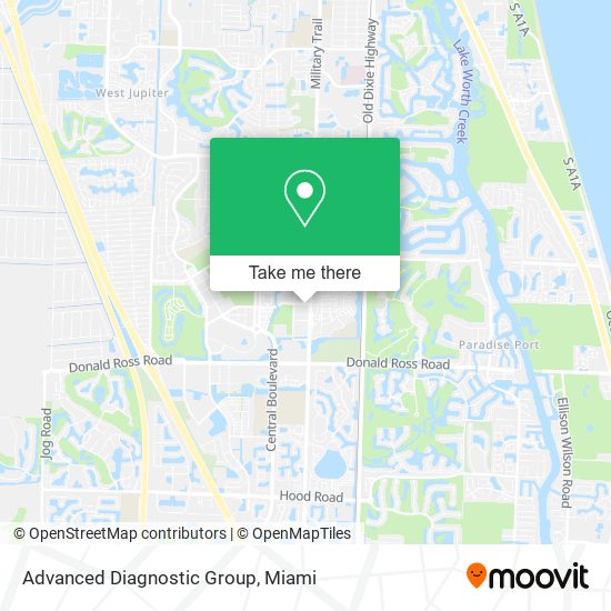 Mapa de Advanced Diagnostic Group