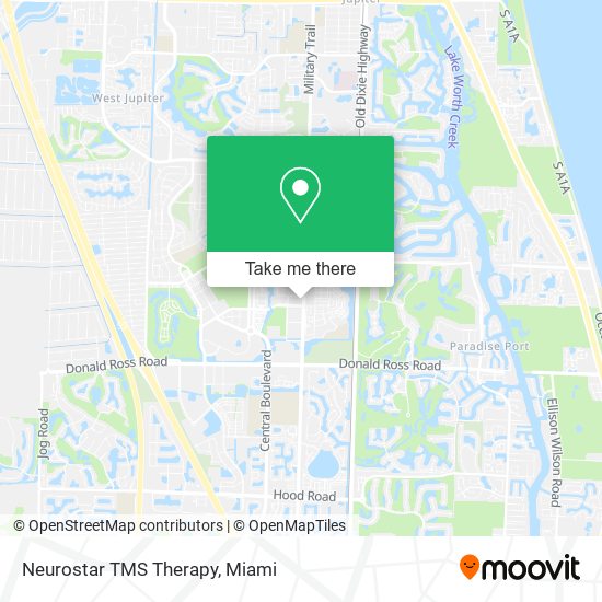 Neurostar TMS Therapy map