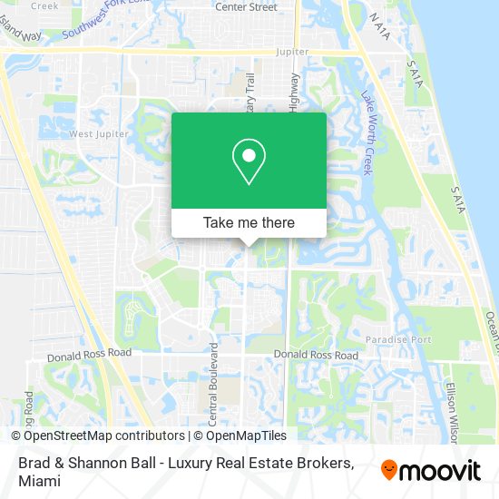 Mapa de Brad & Shannon Ball - Luxury Real Estate Brokers