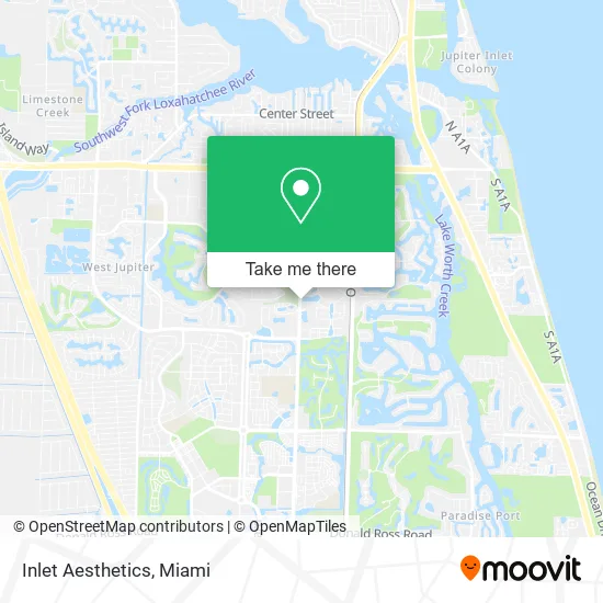 Inlet Aesthetics map