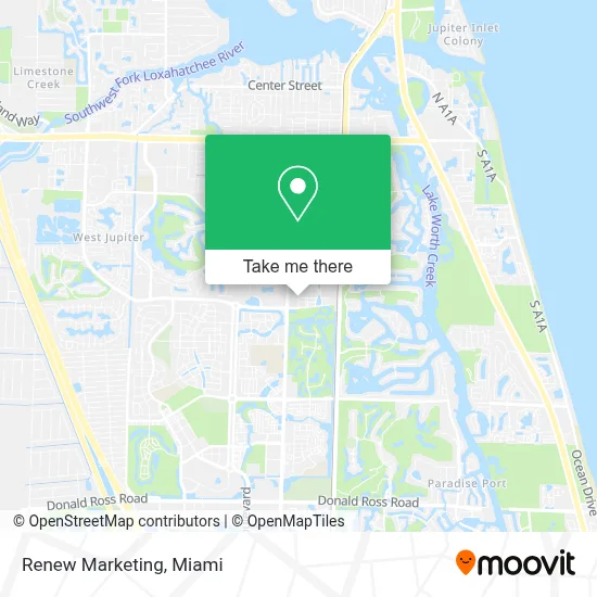 Renew Marketing map