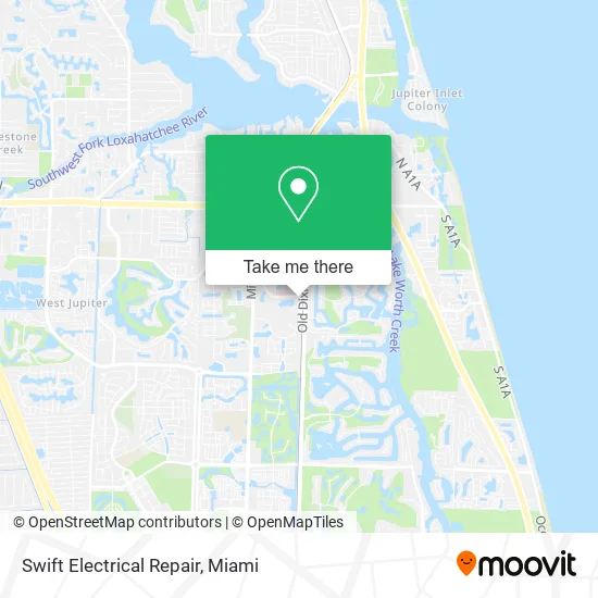 Swift Electrical Repair map