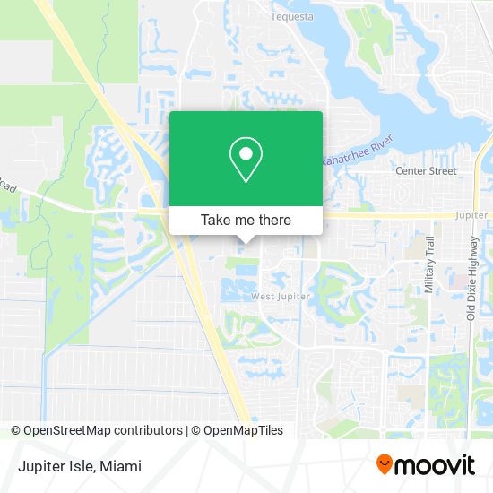 Jupiter Isle map