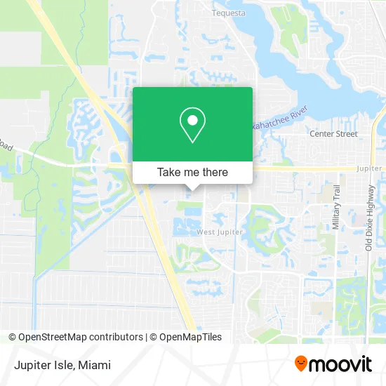 Jupiter Isle map