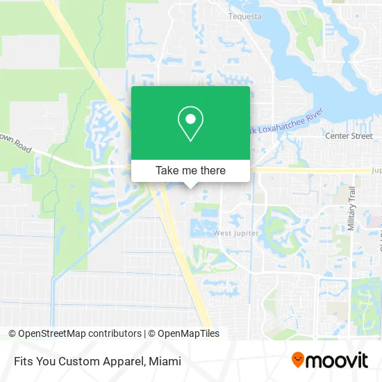 Fits You Custom Apparel map