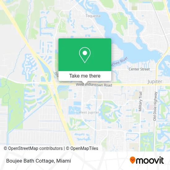 Boujee Bath Cottage map