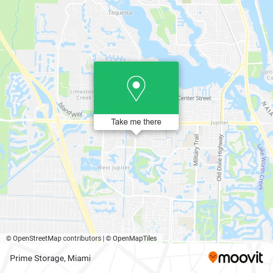 Mapa de Prime Storage