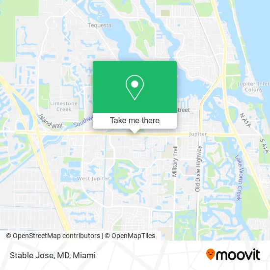 Mapa de Stable Jose, MD