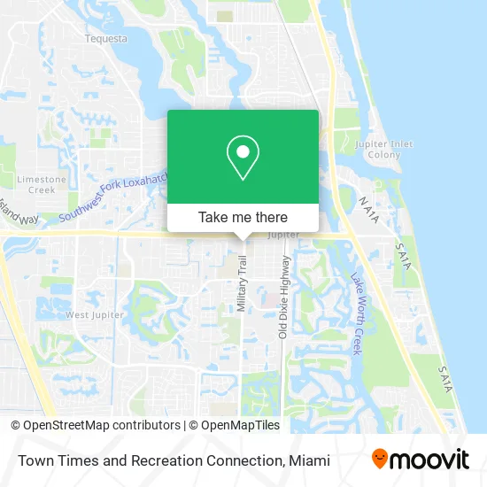 Town Times and Recreation Connection map