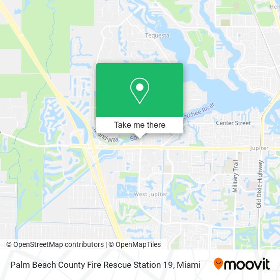 Mapa de Palm Beach County Fire Rescue Station 19