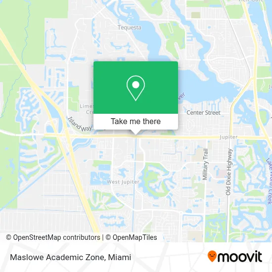 Maslowe Academic Zone map