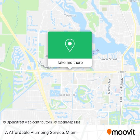 Mapa de A Affordable Plumbing Service