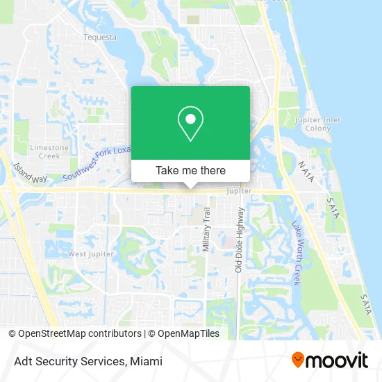 Adt Security Services map