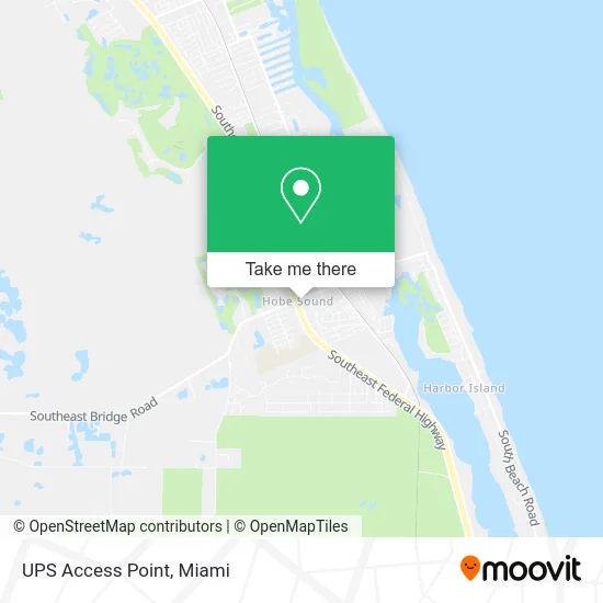 UPS Access Point map