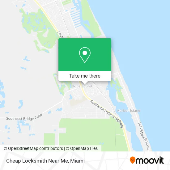 Mapa de Cheap Locksmith Near Me