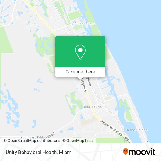 Unity Behavioral Health map