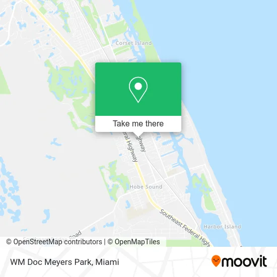 WM Doc Meyers Park map