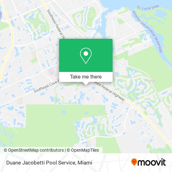 Duane Jacobetti Pool Service map