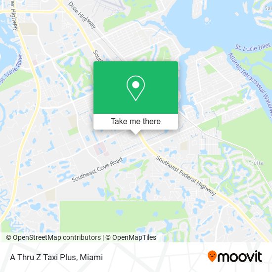 Mapa de A Thru Z Taxi Plus