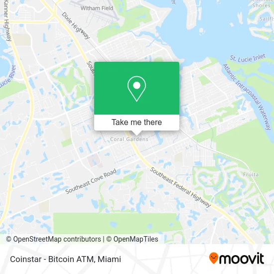 Coinstar - Bitcoin ATM map