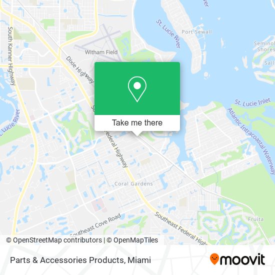 Mapa de Parts & Accessories Products
